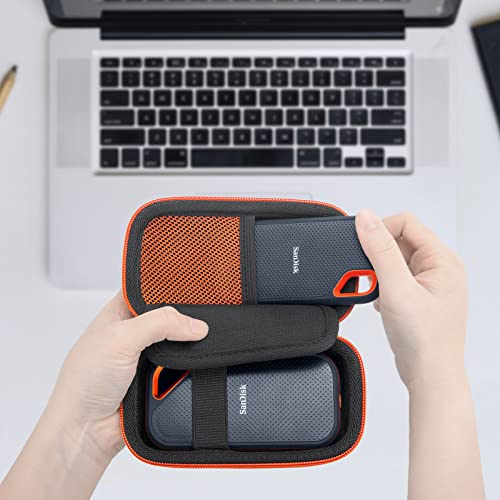 Yinke Hard Case For Sandisk Extreme Pro/Sandisk Extreme Portable External Ssd 500Gb 1Tb 2Tb, Travel Case Protective Cover Storage Bag #TOP6