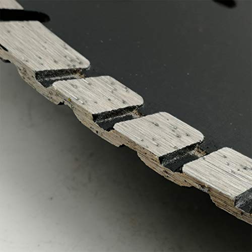 Shdiatool Diamond Turbo Blade Dia 9 Inch With Slant Protection Teeth Cutting Stone Granite Marble Concrete Brick With 5/8-11 Thread #TOP5