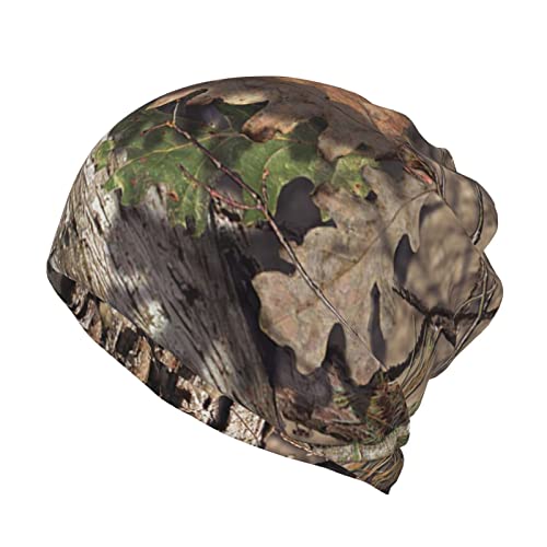 Camo Forest Skull Beanie Hat Camouflage Baggy Slouchy Skull Chemo Beanies Cap Stretch Scarf Head Wrap Hats For Men Women Winter #TOP5