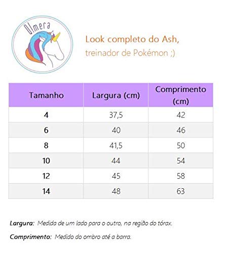 Conjunto Ash, Treinador de Pokemon - camisa azul, camiseta preta, boné, luvas e pokebola