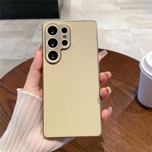 Coque rigide Samsung S23 Ultra anti-rayures en cuir pailleté