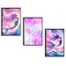 Mermaid Decor Girls Room Decor - Illusion Framed Mermaid Wall Decor, Mermaid Bathroom Decor