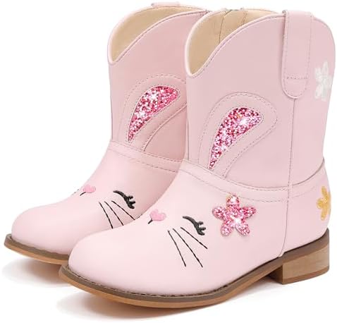 Toddler Girls Cowgirl Boots Cowboy Boots for Boys Little Kids Boo...