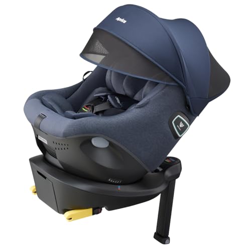 Aprica(アップリカ) チャイルドシート ISOFIX固定 クルリラプライト 新生児～4歳頃まで 回転式 R129適合 (ナイトネイビー) 2186880のサムネイル