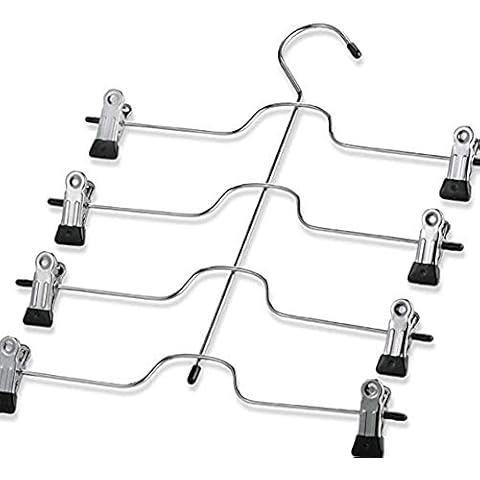 SmarTopus Multi-Functional Four-Layer Stainless Steel Pants Rack Hanger Cover