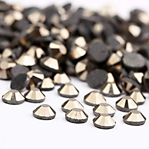 Crystal Hotfix Rhinestone,Machine Cut Stone 288pcs/pkg (Hematite,SS30/6mm), SS30/6mm/288pcs