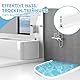 SPOKKI 3M Schwallschutzleiste Dusche Selbstklebend Flexible Schwallschutz, 4cm Höhe Wasserbarriere, Duschschwelle Wassersperre Barriere Duschdichtungen Schwallschutzleiste für Duschschwelle