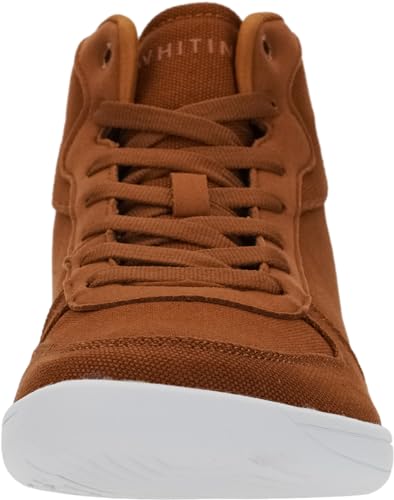 Image of WHITIN Men's Wide Toe Box Zero Drop Barefoot High-Top Canvas Sneakers W822 | Spacious Toe Box Reduces Toe Crowding, Flat Heel-to-Toe Platform Improves Balance, Minimalist Comfort for Walking & Wide Feet