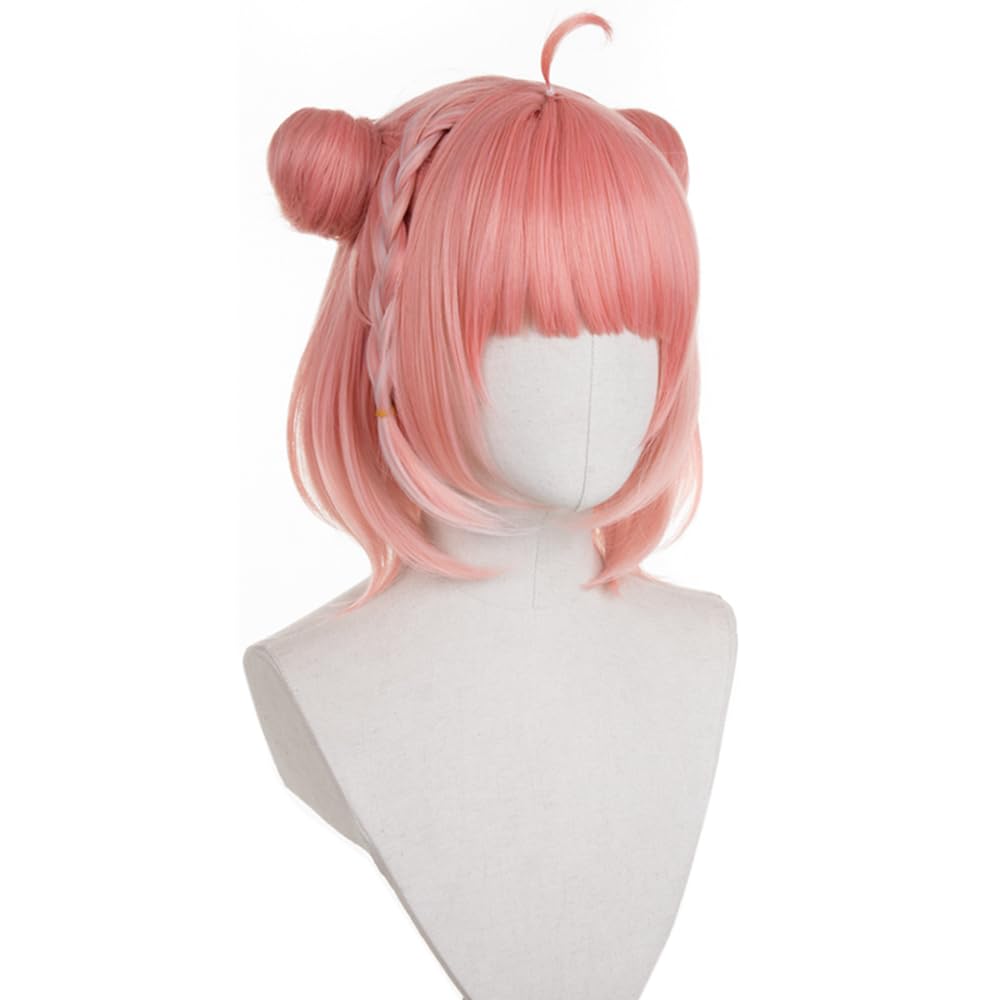 Amazon.co.jp: 笹木咲 お団子ヘア ピンク コミケ ウィッグ コスプレ