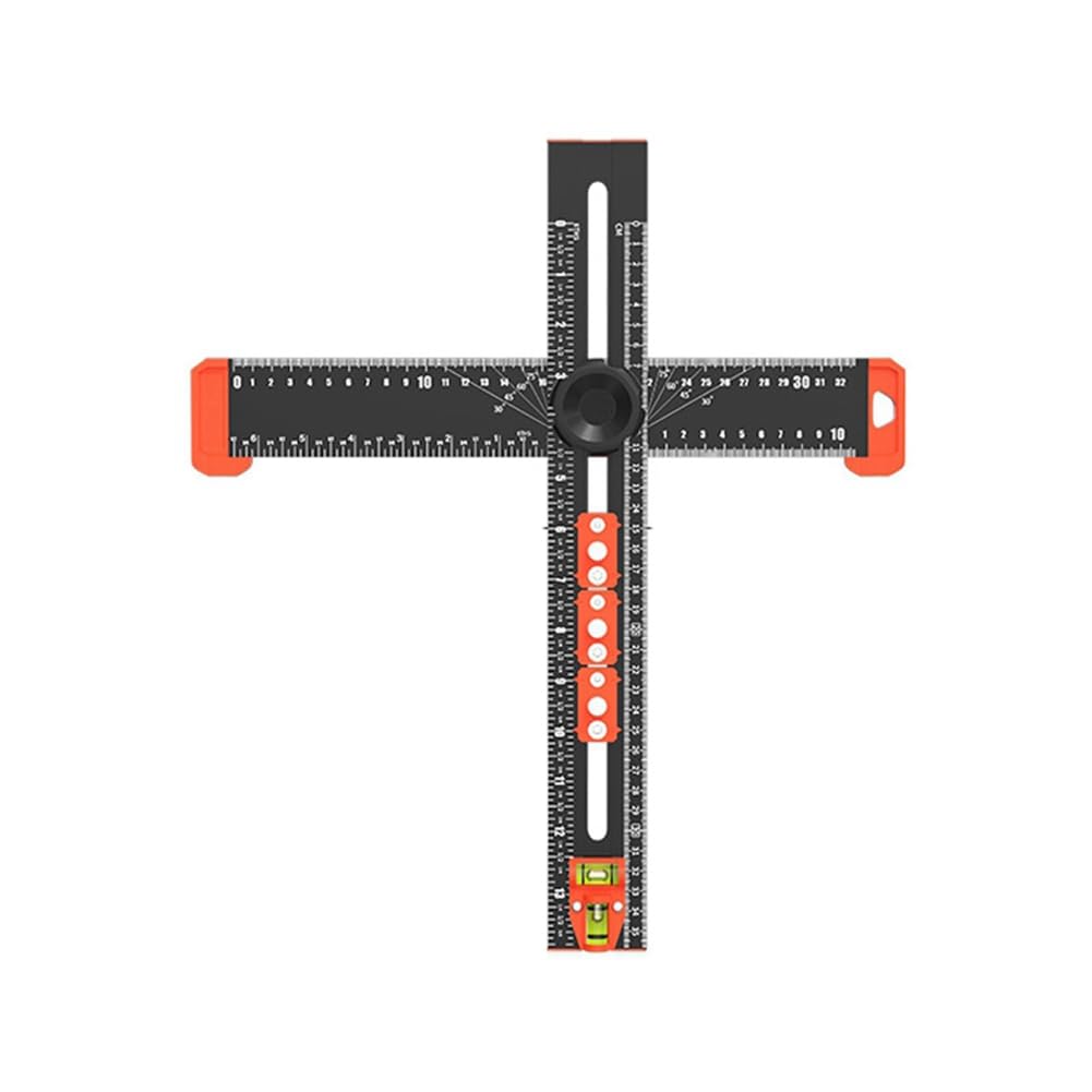 Règle d'angle en aluminium de 35 cm avec gravure laser haute précision - 7