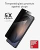 Protector de pantalla ZAGG Glass Elite Privacy para Samsung Galaxy S26 Ultra - Vidrio templado con protección de impacto 5X más resistente, filtro de privacidad bidireccional, ClearPrint sin manchas, compatible con fundas, fácil instalación 8