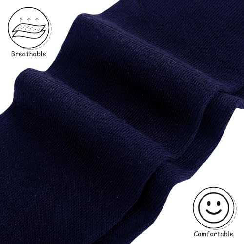 Janmercy 12 Pairs Knee High Socks for Girls School Uniform Breathable Seamless Long Tube Socks for Uniform Dresses4