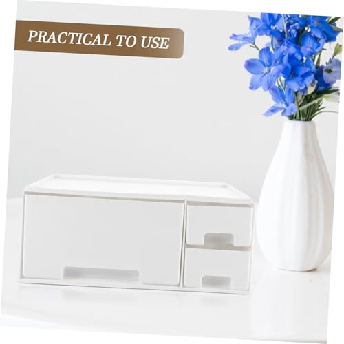 Organiseur multi-usages blanc et support moniteur pour ordinateur - 6