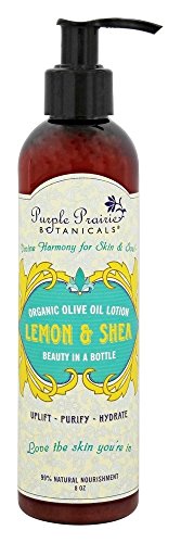 Purple Prairie Lemon & Shea Organic Olive Oil Lotion 8 oz