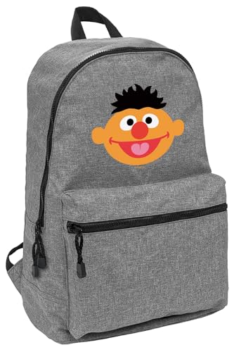 LOGOVISION Sesame Street Ernie Head Lightweight Backpack for Work School Daily Use Packable for Travel