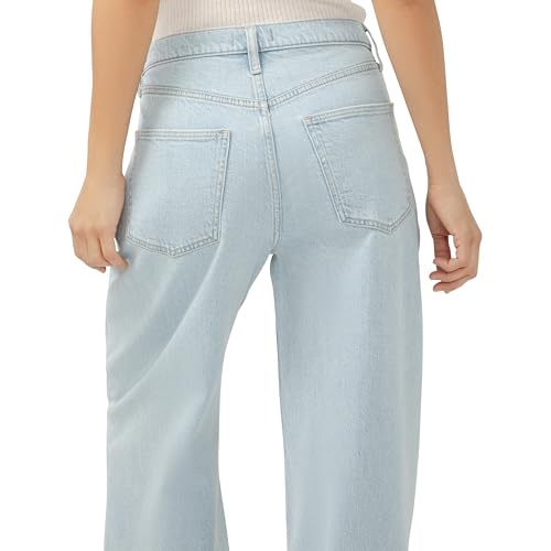 Silver Jeans Co. Women's High Rise Pleated Trouser Leg Jeans4