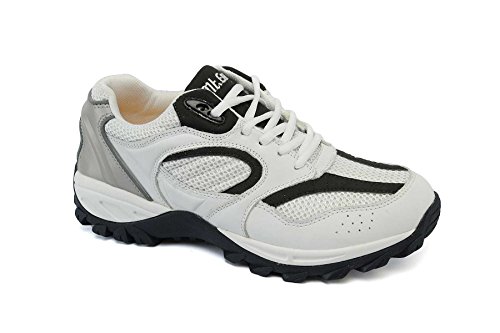 Mt. Emey 9702-L Men's Explorer I Shoes - White/Black 11-XW(4E)