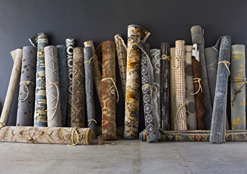 Mark&Day Wool Rugs, 2x4 Le Havre Cottage Medium Gray Hearth Area Rug, Grey Brown Carpet for Fireplace, Entryway, Bedroom or Living Room (2' x 4' Hearth) - Image 6