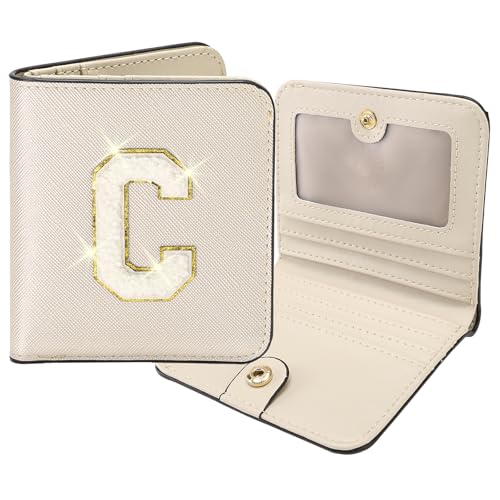 Image of RNIEGA Initial Wallet Women Small Teen Girl Gifts Trendy Stuff Girls Wallets Personalized Christmas Birthday Gift for Women Friends Daughter Granddaughter 6 7 8 9 10 11 12 13 Year Old Gold C