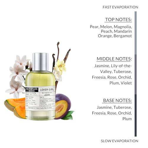 Image of Alternate Scents LOVER GIRL 100ml Long Lasting Perfume For Women |Strong& long Lasting with 30% Oil Concentration|Elegant Floral Perfume for Women| Fragrance From France | Made In India|