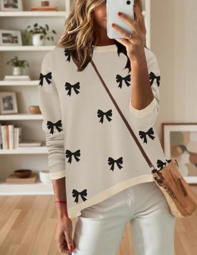 Image of Zeagoo Sweaters for Women Fall Outfits Trendy 2026 Long Sleeve Shirts Bussiness Casual Knit Pullover Sweater Tops