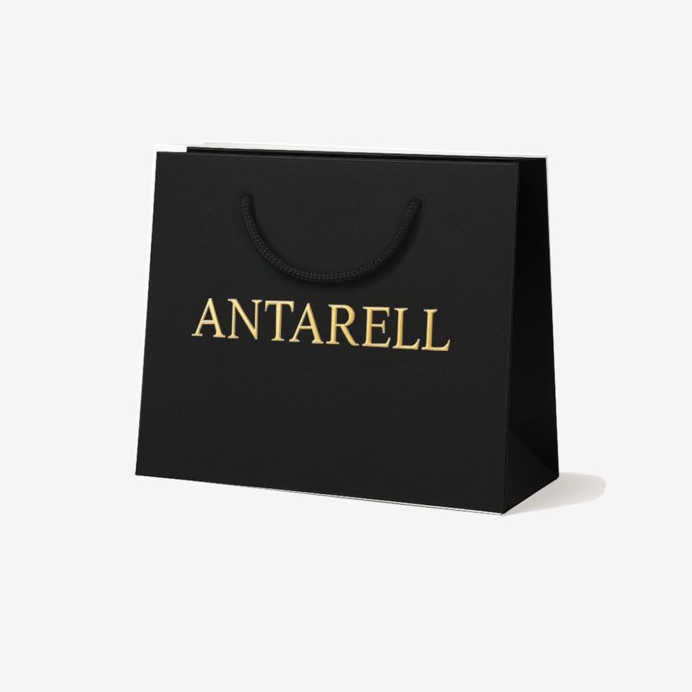 Pack 25 – Personalisierte Papiertüten Luxuriöse aus 250 g/m² Papier mit geflochtenen Griffen – Weiß Schwarz Camel –4 Größen– Mit Logo personalisierbar –Boutique- Made in France