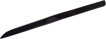 Real Carbon Fiber Interior Co-Pilot Dashboard Strip Trim Cover Compatible for Subaru Impreza 2012-2016 XV Crosstrek