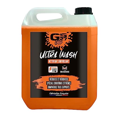 GS27 - Ultra Wash GS27 Vélo - Nettoyant Surpuissant - Décrasse et Dégraisse - Conditions Extrêmes - 5L