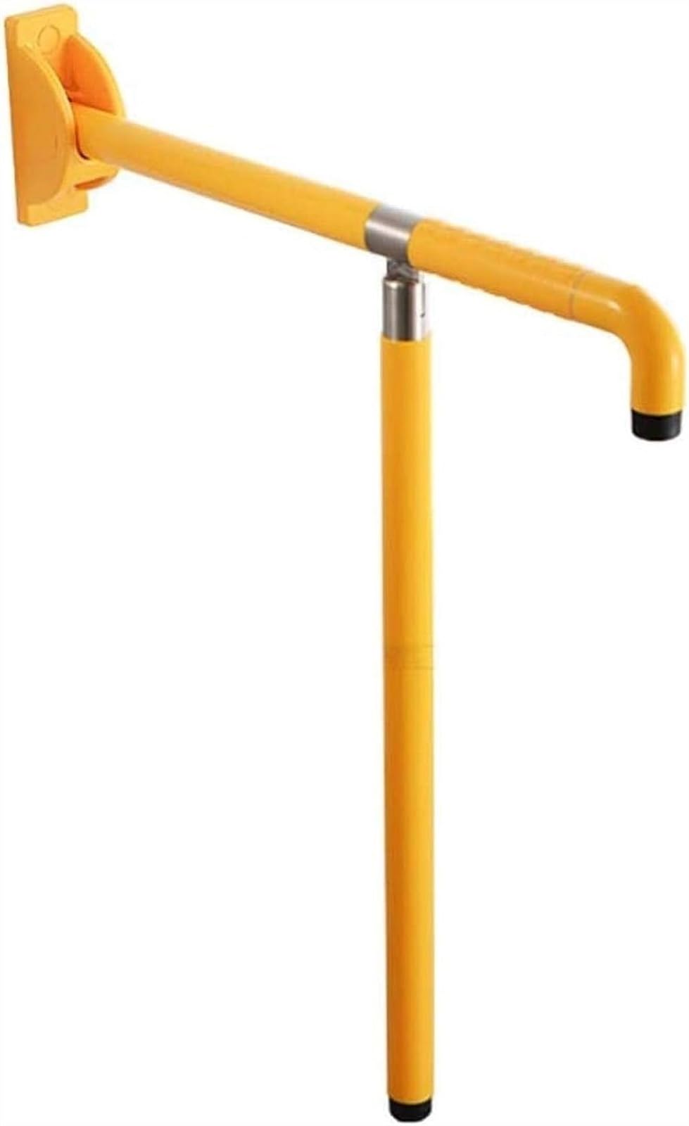 Bathroom Grab Bar Grab Rails,Bath Handle Towel Rail Foldable Support Rail, Bars Toilet,Tswall Mount Rack,Shower Safety Bathroom Handrails/White/75Cm-Yellow-75Cm