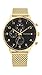 Produktbild Tommy Hilfiger Multi Zifferblatt Quarz Uhr für Herren mit Gelbgoldfarbenes Edelstahl-Mesh-Gliederarmband - 1791989