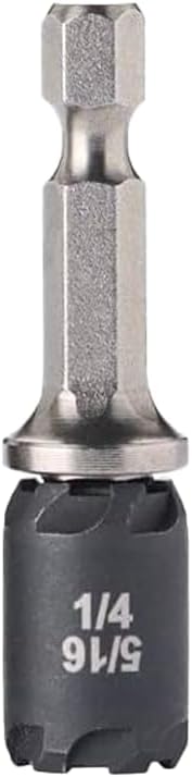 Malco MSHCST 2 in. Reversible CRHEX SawTooth Hex Driver 1/4 in. and 5/16 in.
