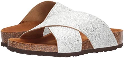 Spring Step Women's JACINTALA Flat Sandal, Silver, 42 M EU (US 10.5-11 US) | Image 6