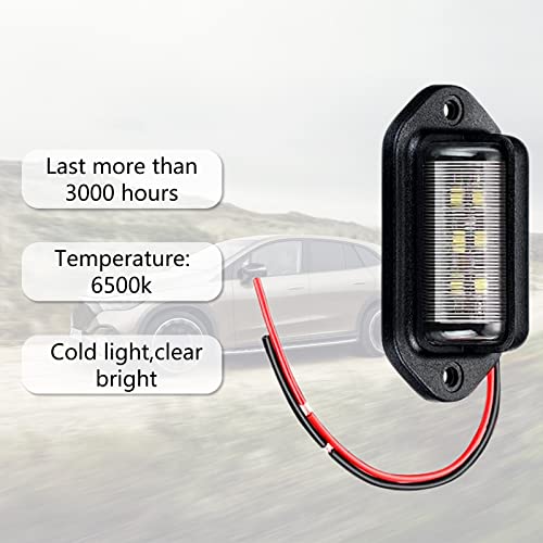 Yomtovm Led 16 Pcs Led License Plate Light 6 Led License Plate Lamp Step Courtesy Light Dome Cargo Lights For Truck Suv Van Rv Trailer #TOP3