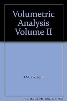 Hardcover Volumetric Analysis Volume II Book