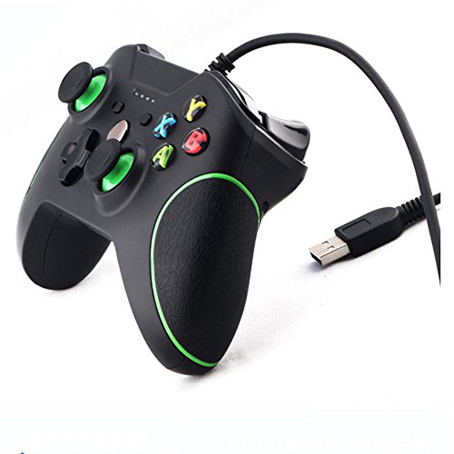 OSTENT Controle USB com fio Joystick Gamepad para Microsoft Xbox One/Xbox One S/Windows PC, laptop,