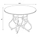 Powell Hamilton Dining Table, Cherry, 45 in x 29.5 in x 45 in