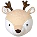 GOICC® Decorazione Da Parete Per Bambini Con Testa Di Animale, in Peluche, Decorazione Per Cameretta Dei Bambini,Deer