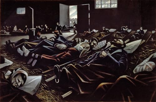 Tableau toile salon et affiche d'art Christopher Nevinson 60x90