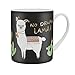 H:)PPY life 46233 Tasse mit Spruch "Lama", 60 cl, schwarz