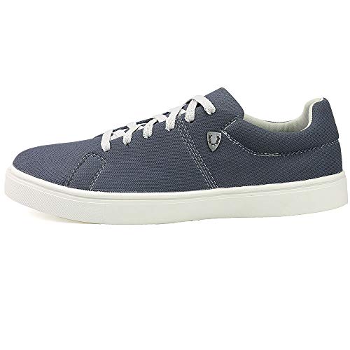 Kit Sapatenis Casual Neway SW Masculino Cinza + Azul + 1 Cinto + 1 Chinelo Neway + 1 Carteira Tamanh
