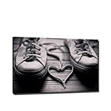 Dark Snicker Bild auf Leinwand - 60 x 40 cm - fertig gerahmte Kunstdruckbilder als Wandbild - Billiger als Ölbild oder Gemälde - KEIN Poster oder Plakat