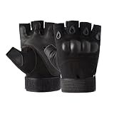 Galenecx Guantes Tacticos, Guante sin Dedos Antideslizantes