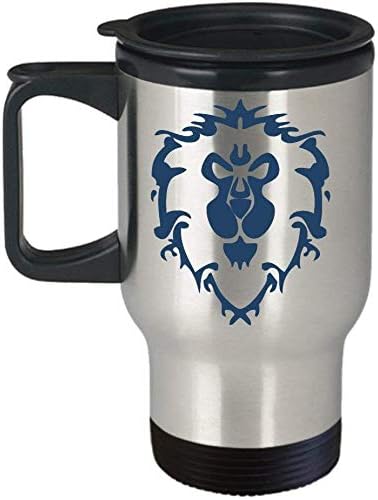 Coffee Mug for Mom Dad World of Warcraft Alliance Mug - Horde Alliance Coffee Mug (Travel) - World of Warcraft Mug - Horde World of Warcraft Alliance Coffee Mug Cup - Wo