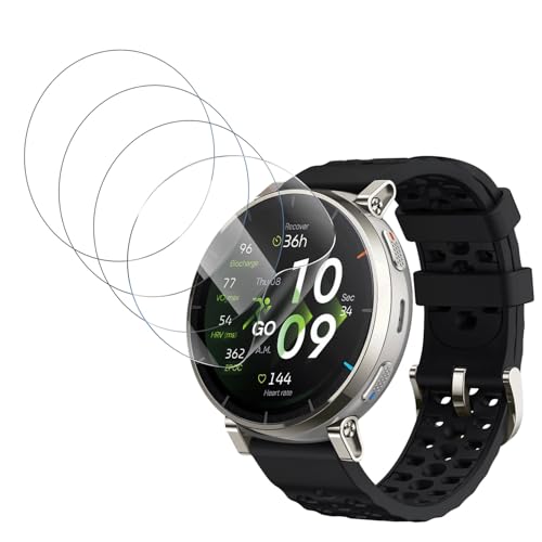 �y4������zFor Amazfit Active 3 Premium 45mm �t�B���� 1.5�C���` �ȖʑΉ� ������ �ی�t�B���� TPU�f�� �S�ʕی� ����0.3mm ���˒ጸ �w��ጸ ������ �C�A�h�~ ��U�h�~ �����ߗ� 24���ԓ��C�A�������� 