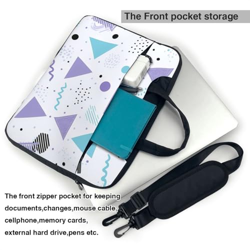 Maletín morado impermeable para laptop de 13 pulgadas miniatura 5