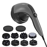 BDLENTIL Handheld Cellulite Massager, Lymphatic Drainage Massager, Body Sculpting Machine with Lipo Roller for Stomach Belly Butt Arm Leg Fat, Wide Area Electric massagers vibrating Used at home Black