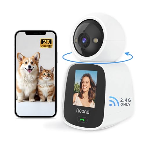 15 Best Pet Cameras to Keep an Eye on Your Pets Anytime, Anywhere 29 Noorio Two Way Video Calling Camera, 2K One Click Call