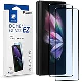 Whitestone 2PACK EZ GLASS Screen Protector for Galaxy Z Fold 3 2021, Full Coverage Tempered Glass Sh