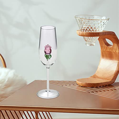 Bothyi Copo de Rosa Exclusivo Copo para Bebida Martini Copo para Presentes de Inauguração Taças de C