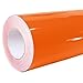 Produktbild 4,41/m² Rapid Teck® Glanz Folie - 034 Orange - Klebefolie - 5m x 63cm - Plotterfolie - selbstklebende Folie - auch als Moebelfolie - Dekofolie